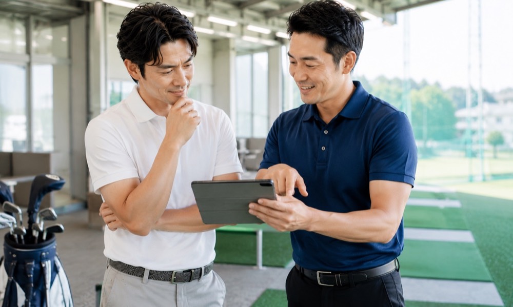 コーチに正しい練習方法を教わるイメージ