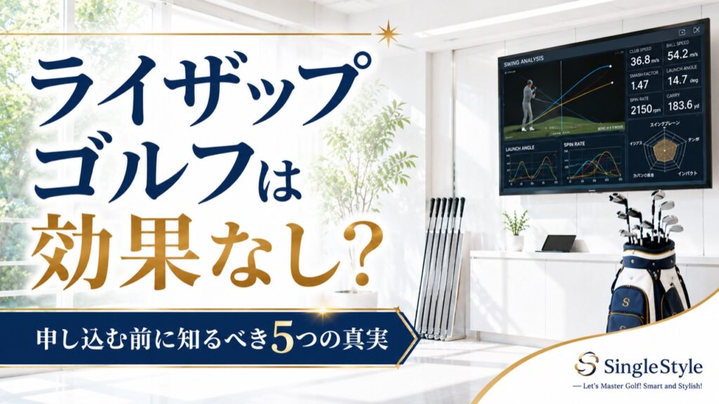 ライザップゴルフは効果なしか検証する記事のアイキャッチ画像